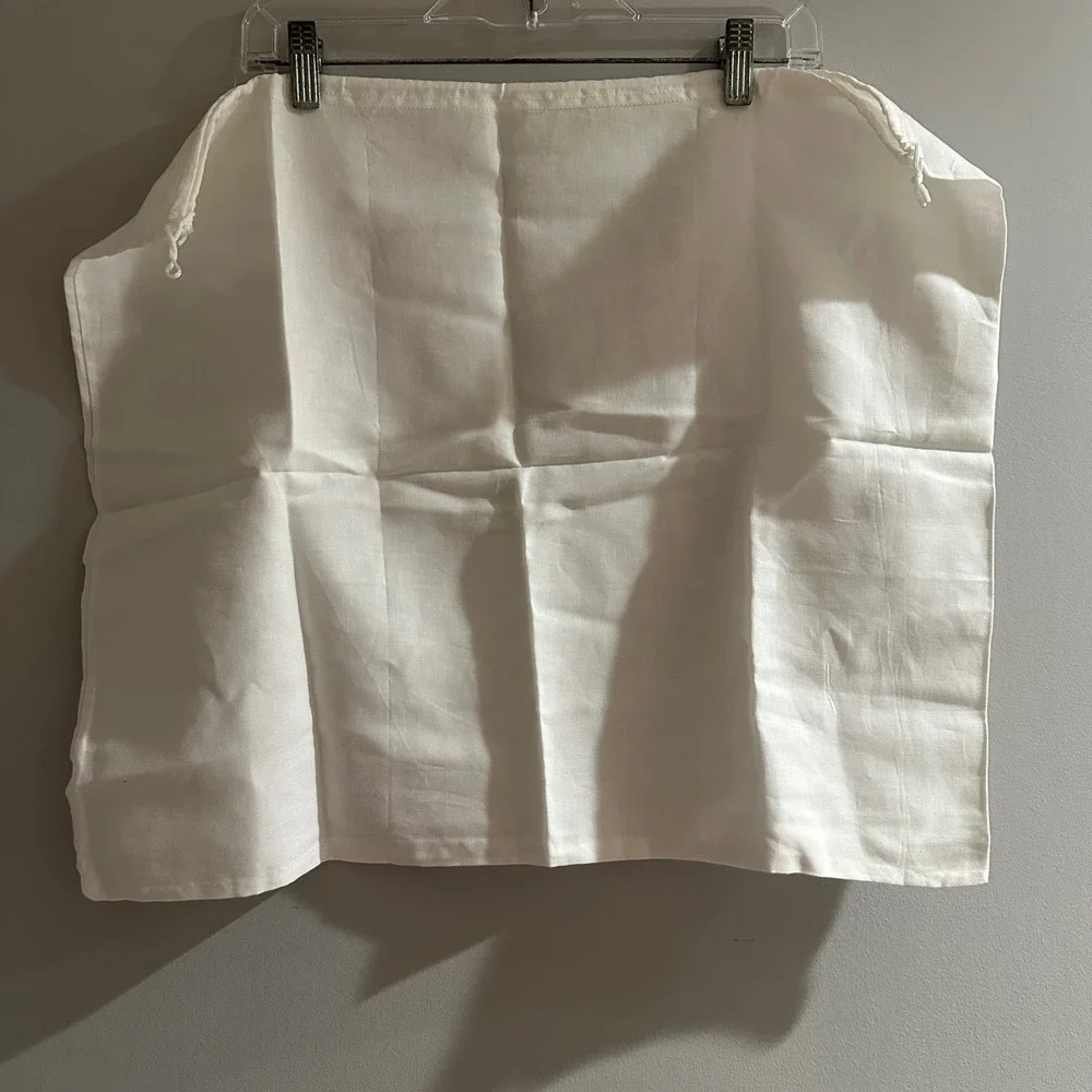 Kate Spade‎ New York White Drawstring Dust Bag Pouch